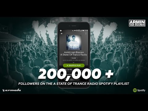 A State Of Trance Radio Playlist at Spotify reaches 200.000 followers!