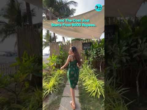 We Found A Stay With A Beach Facing Jacuzzi In North Goa | Curly Tales #shorts