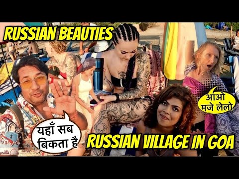 Russian Beach in Goa | Aarmbol Beach | Russian Market | Goa Nude Beach | Goa Vlog | Russian Village