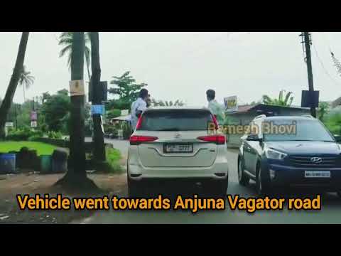#GoGoaGone- Tourist seen driving dangerously and drinking at Anjuna-Vagator Road