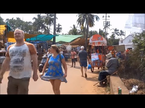 Anjuna Market Goa India