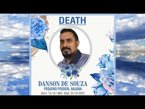 Danson De Souza | Funeral Mass Live | 3:30 pm | 26th Oct 2022