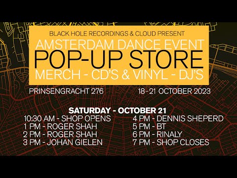 Black Hole x Cloud present ADE Pop-up Store (Saturday)